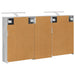 Set dulap baie pentru 3 pcs 116 x 16 x 62,5 cm Lemn compozit - WALTI WALTI