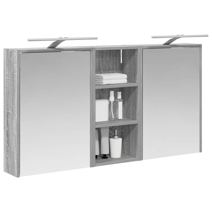 Set dulap baie pentru 3 pcs 116 x 16 x 62,5 cm Lemn compozit - WALTI WALTI