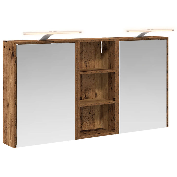 Set dulap baie pentru 3 pcs 116 x 16 x 62,5 cm Lemn compozit - WALTI WALTI