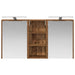 Set dulap baie pentru 3 pcs 116 x 16 x 62,5 cm Lemn compozit - WALTI WALTI
