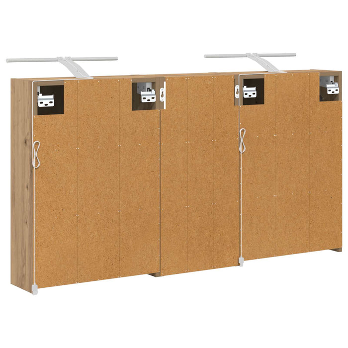 Set dulap baie 3 buc. 116 x 16 x 62,5 cm Lemn prelucrat WALTI