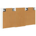 Set dulap baie cu raft 3 pcs 126 x 16 x 62.5 cm Lemn compozit - WALTI WALTI