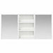 Set dulap baie cu raft 3 pcs 126 x 16 x 62.5 cm Lemn compozit - WALTI WALTI
