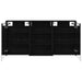 Set dulap baie cu raft 3 pcs 126 x 16 x 62.5 cm Lemn compozit - WALTI WALTI