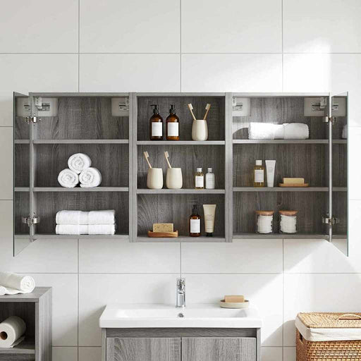 Set dulap baie 3 buc. 126 x 16 x 62.5 cm Lemn prelucrat - WALTI WALTI