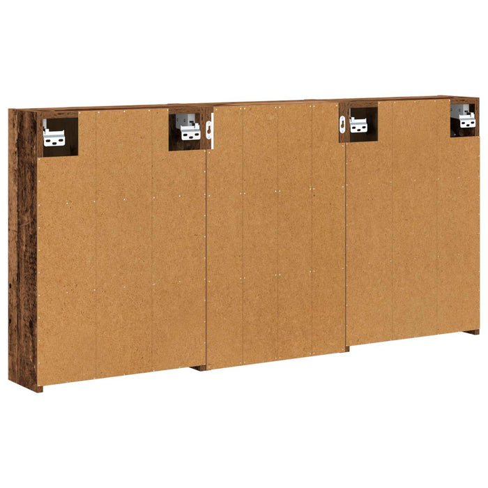 Set dulap baie 3 buc. 126 x 16 x 62.5 cm Lemn prelucrat WALTI