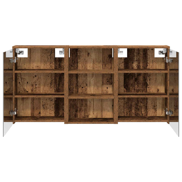 Set dulap baie 3 buc. 126 x 16 x 62.5 cm Lemn prelucrat WALTI