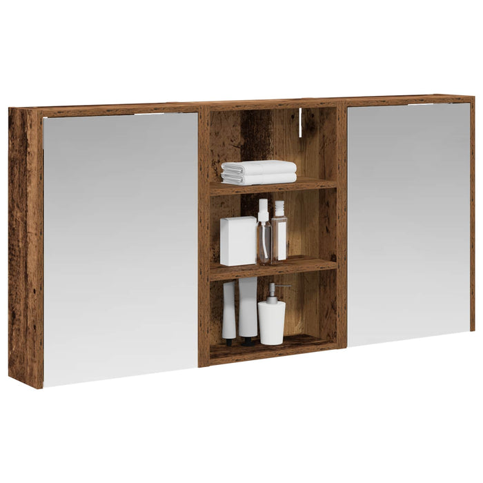 Set dulap baie 3 buc. 126 x 16 x 62.5 cm Lemn prelucrat WALTI