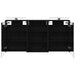 Set dulap baie cu raft 3 pcs 126 x 16 x 62.5 cm Lemn compozit - WALTI WALTI