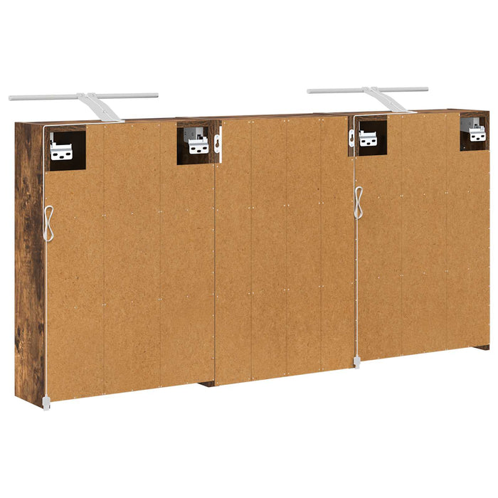 Set dulap baie 3 buc. 126 x 16 x 62.5 cm Lemn prelucrat WALTI