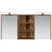 Set dulap baie cu raft 3 pcs 126 x 16 x 62.5 cm Lemn compozit - WALTI WALTI