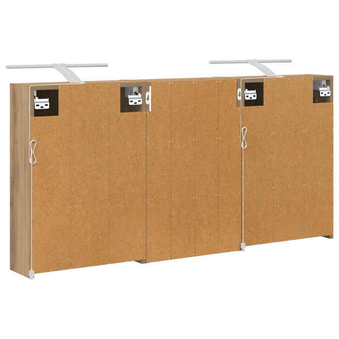 Set dulap baie 3 buc. 126 x 16 x 62.5 cm Lemn prelucrat WALTI