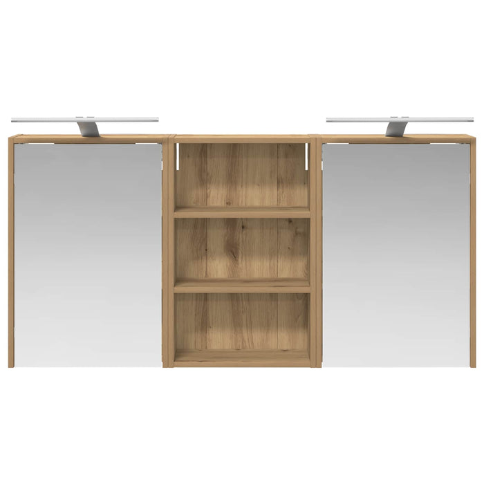 Set dulap baie 3 buc. 126 x 16 x 62.5 cm Lemn prelucrat WALTI