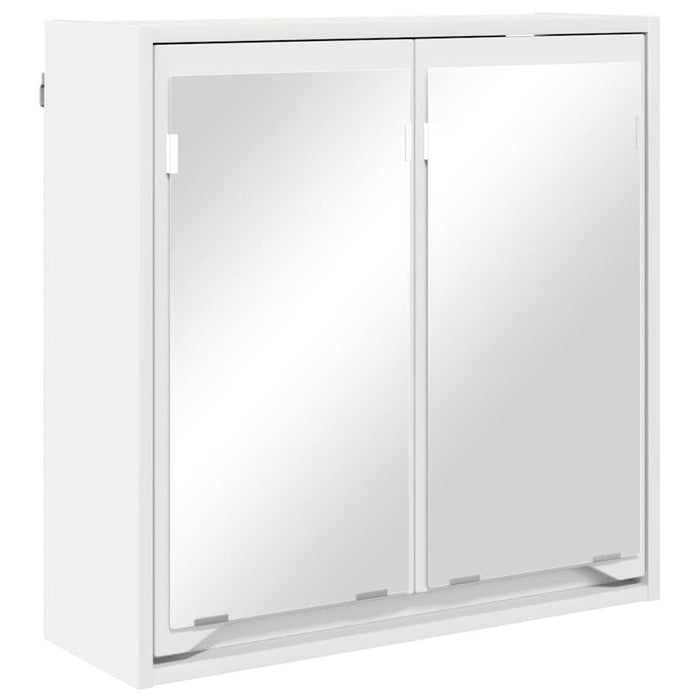 Set de mobilier pentru baie cu sertar 4 pcs Alb Lemn compozit - WALTI WALTI
