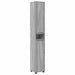 Set de mobilier pentru baie 4 pcs Gri Sonoma Lemn compozit - WALTI WALTI