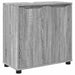 Set de mobilier pentru baie 3 pcs Gri Sonoma Lemn compozit - WALTI WALTI