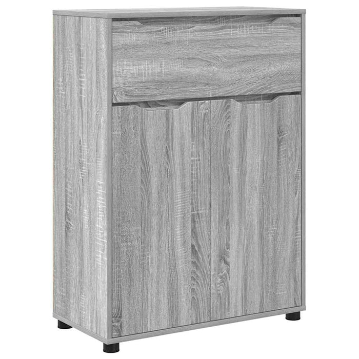 Set de mobilier pentru baie 3 pcs Gri Sonoma Lemn compozit - WALTI WALTI