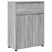 Set de mobilier pentru baie 3 pcs Gri Sonoma Lemn compozit - WALTI WALTI