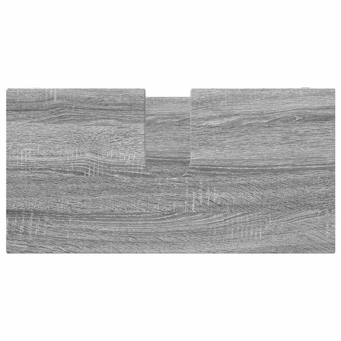 Set de mobilier pentru baie 3 pcs Gri Sonoma Lemn compozit - WALTI WALTI