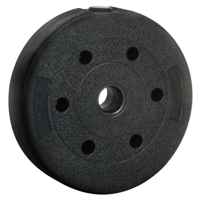 Set de Haltere 4 în 1 Negru și roșu 121 x 19,5 x 19,5 cm WALTI