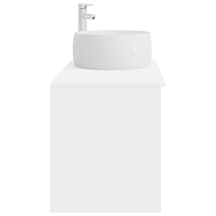 Set de mobilier pentru baie 2 pcs Alb Lemn prelucrat WALTI