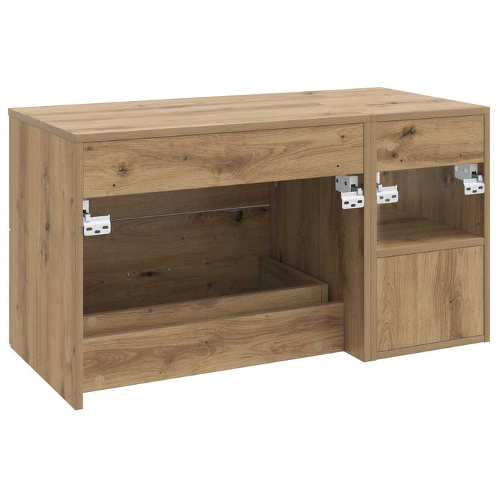 Set de mobilier pentru baie 2 pcs Stejar Artizanal WALTI