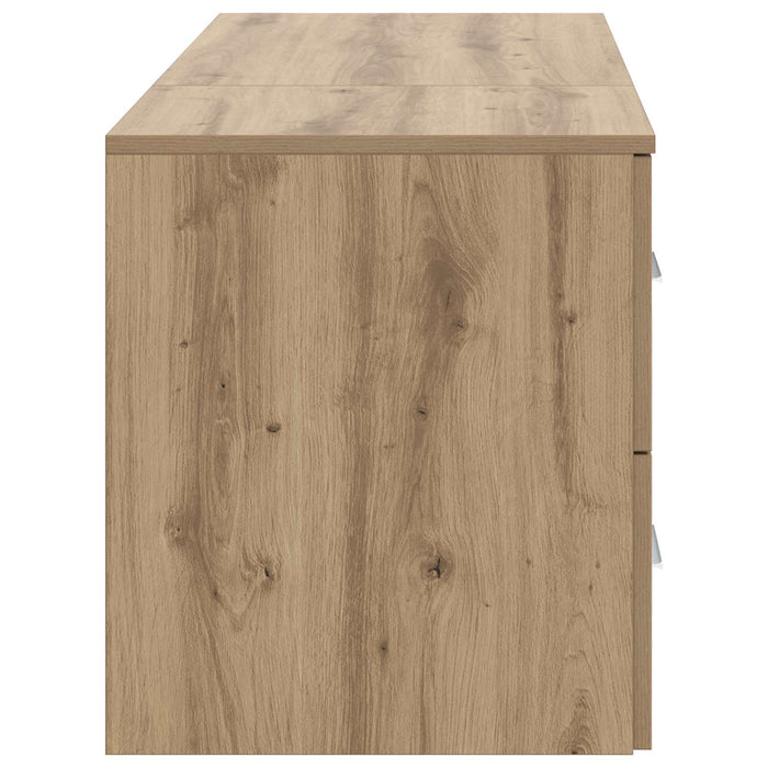Set de mobilier pentru baie 2 buc. Stejar Artizanal WALTI