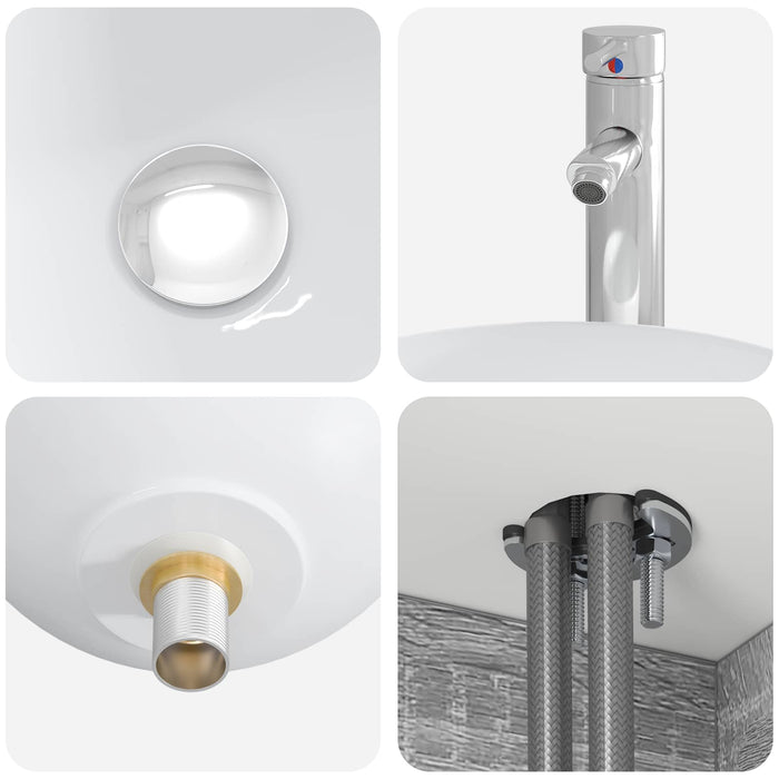 Set de mobilier pentru baie 2 buc. Sonoma gri Lemn prelucrat WALTI