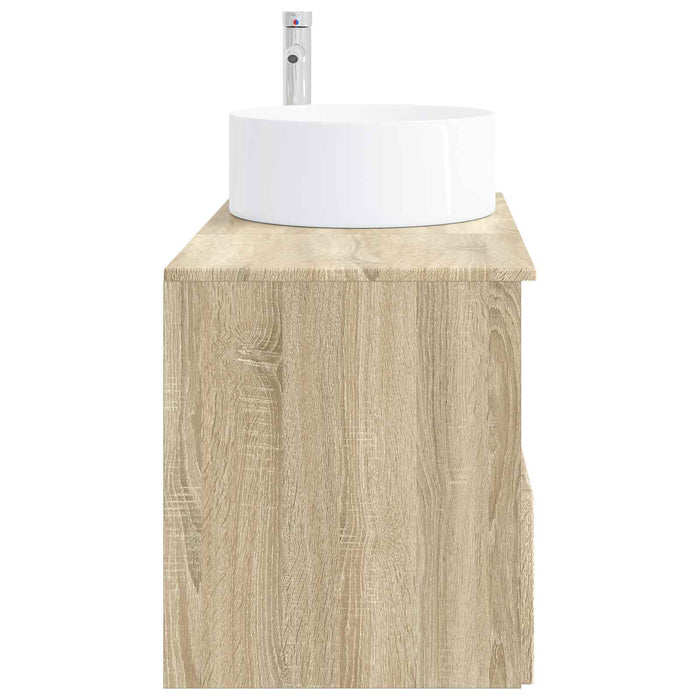 Set de mobilier pentru baie 2 buc. Stejar Sonoma Lemn prelucrat WALTI