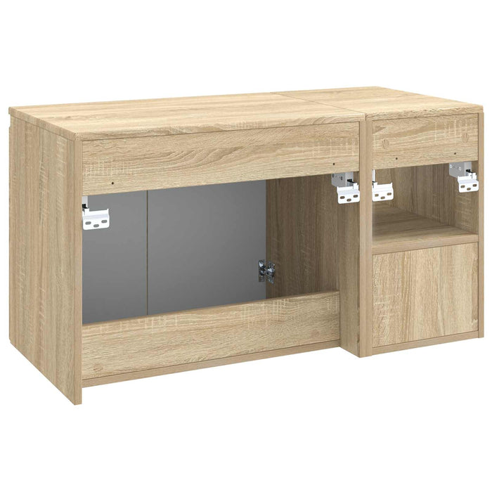 Set de mobilier pentru baie 2 buc. Stejar Sonoma Lemn prelucrat WALTI