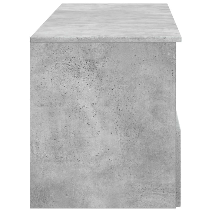 Set de mobilier pentru baie 2 buc. Gri Beton Lemn prelucrat WALTI