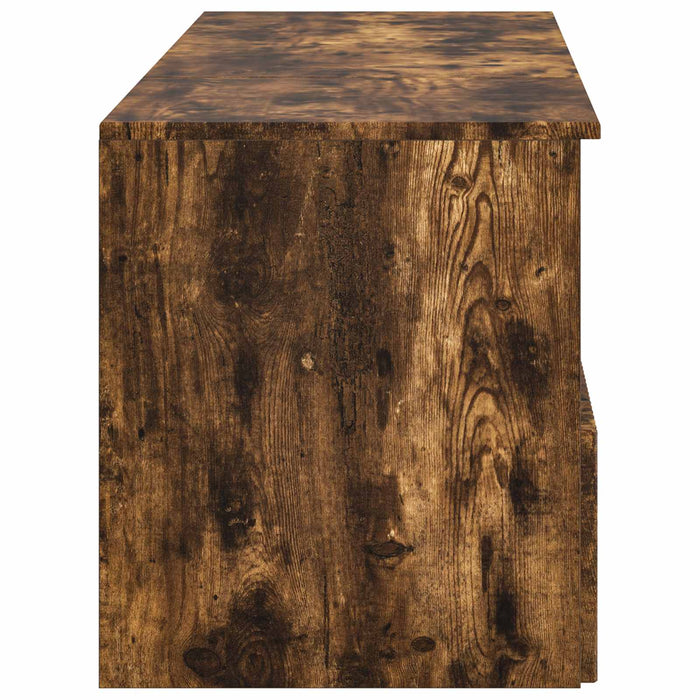 Set de mobilier pentru baie 2 buc. Stejar fumuriu WALTI