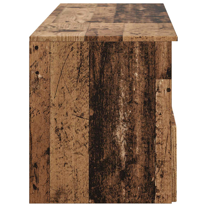 Set de mobilier pentru baie 2 buc. Lemn vechi Lemn prelucrat WALTI