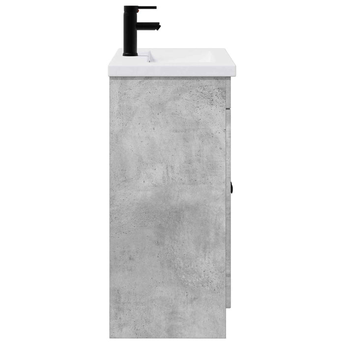 Set de mobilier pentru baie Gri Beton 78,5 x 37,5 x 81 cm WALTI