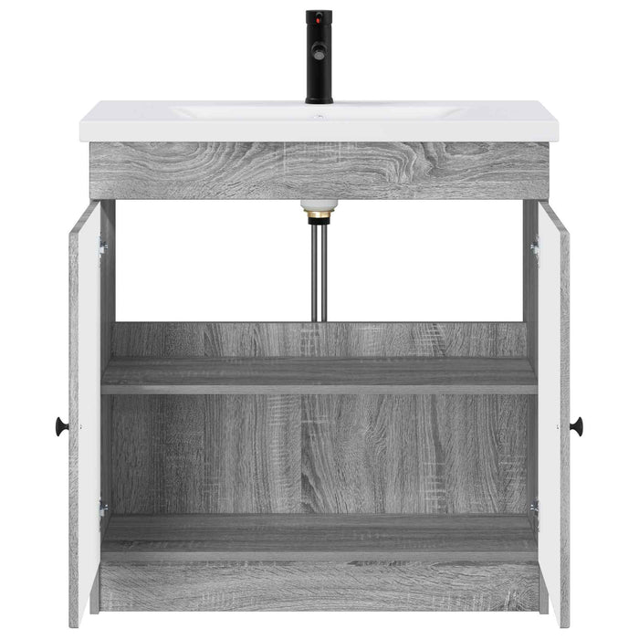 Set de mobilier pentru baie Sonoma gri 78,5 x 37,5 x 81 cm WALTI