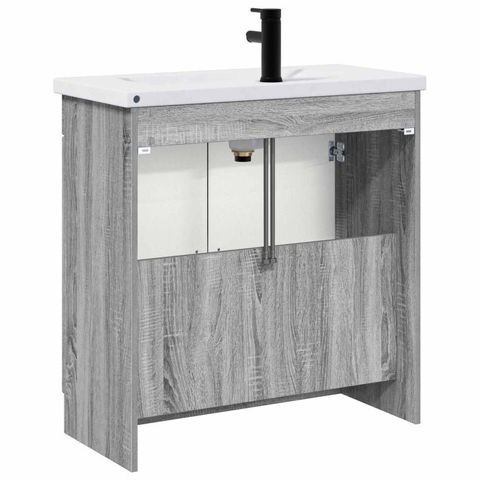 Set de mobilier pentru baie Sonoma gri 78,5 x 37,5 x 81 cm WALTI
