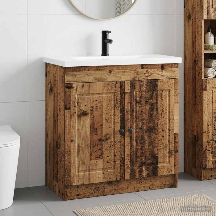 Set de mobilier pentru baie Lemn vechi 78,5 x 37,5 x 81 cm WALTI