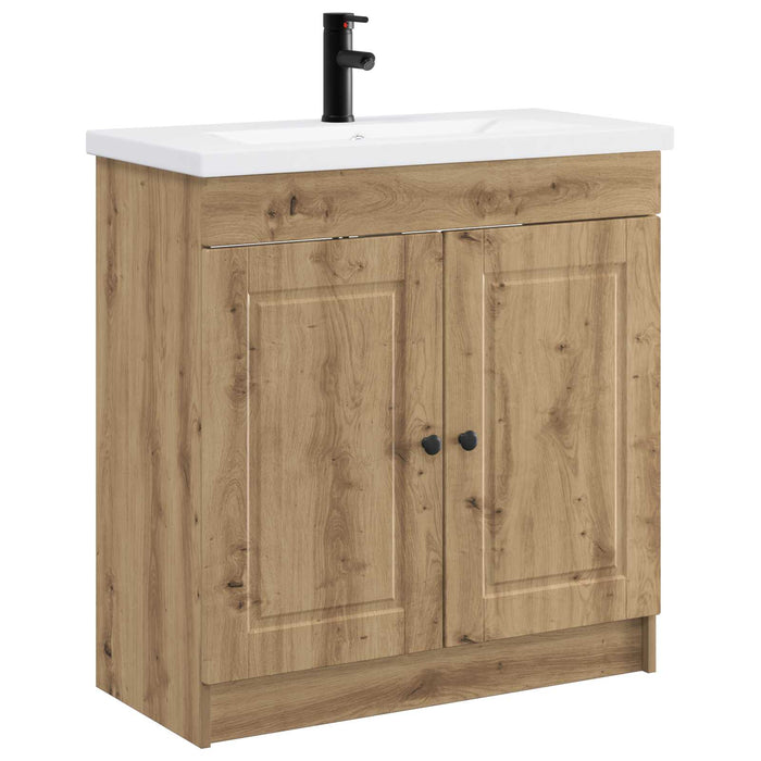 Set de mobilier pentru baie Stejar Artizanal WALTI