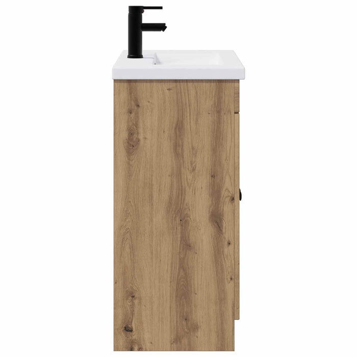 Set de mobilier pentru baie Stejar Artizanal WALTI