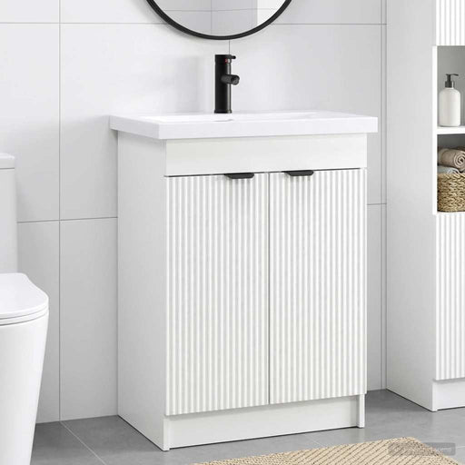 Set de mobilier pentru baie Alb 56 x 37,5 x 81 cm - WALTI WALTI