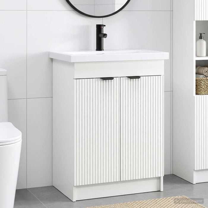 Set de mobilier pentru baie Alb 56 x 37,5 x 81 cm WALTI
