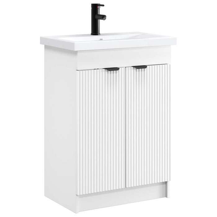 Set de mobilier pentru baie Alb 56 x 37,5 x 81 cm WALTI