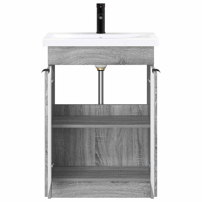 Set de mobilier pentru baie Sonoma gri 56 x 37,5 x 81 cm WALTI