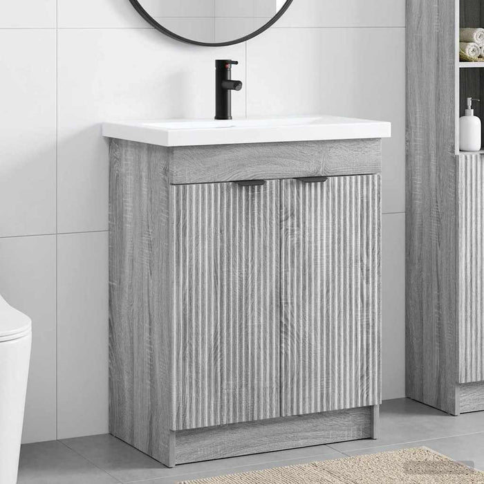 Set de mobilier pentru baie Sonoma gri 78,5 x 37,5 x 81 cm WALTI