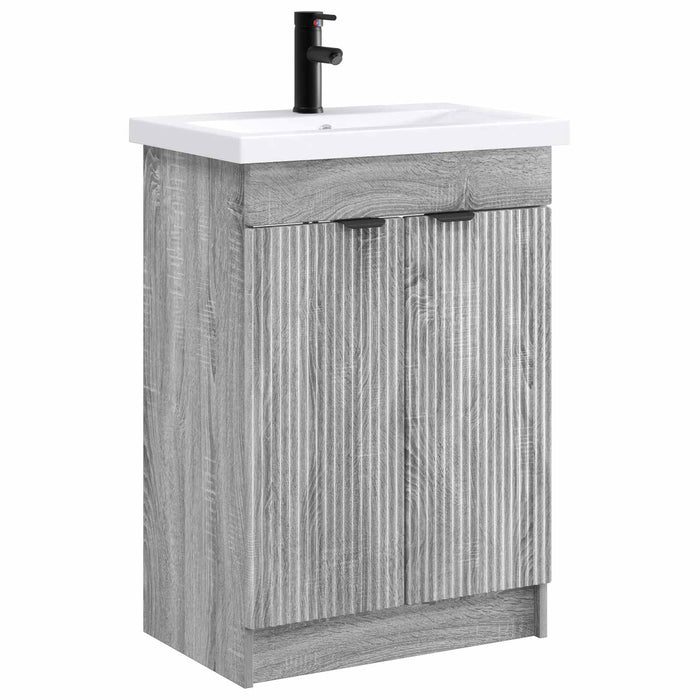 Set de mobilier pentru baie Sonoma gri 78,5 x 37,5 x 81 cm WALTI