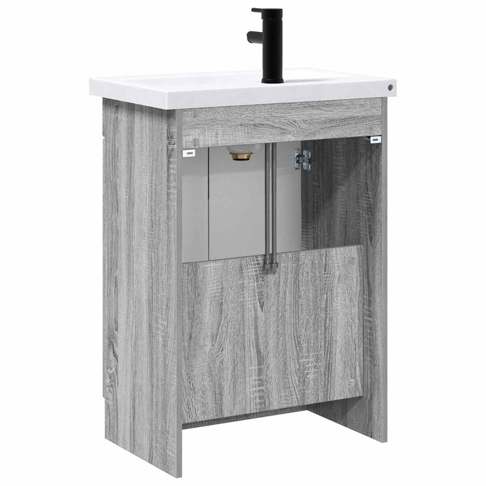 Set de mobilier pentru baie Sonoma gri 78,5 x 37,5 x 81 cm WALTI