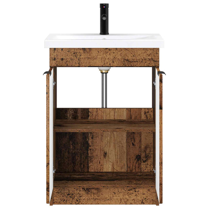 Set de mobilier pentru baie Lemn vechi 78,5 x 37,5 x 81 cm WALTI