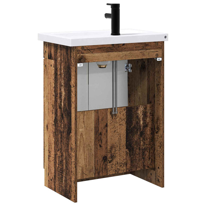 Set de mobilier pentru baie Lemn vechi 78,5 x 37,5 x 81 cm WALTI