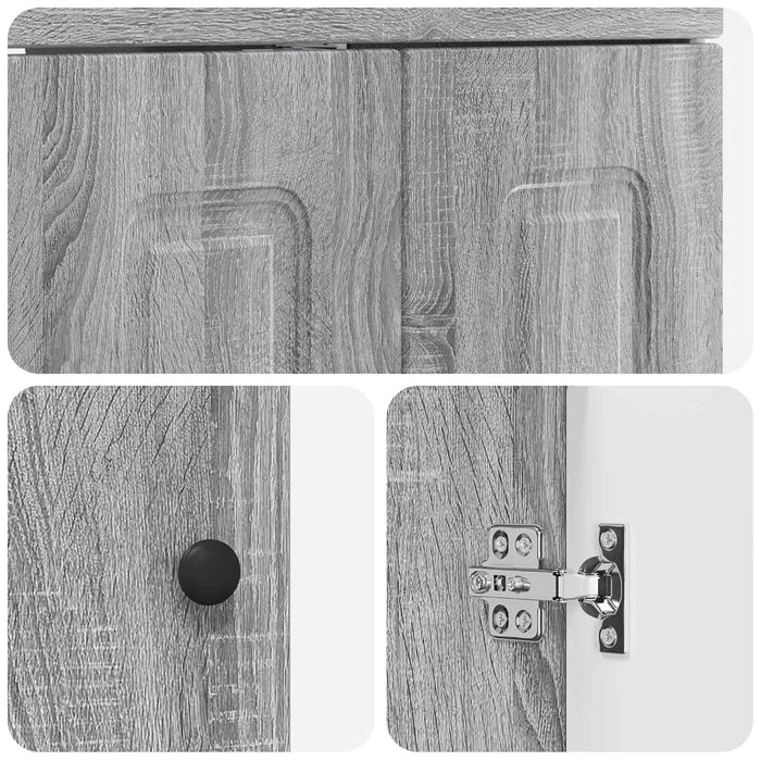 Set de mobilier pentru baie Sonoma gri 56 x 37,5 x 81 cm WALTI