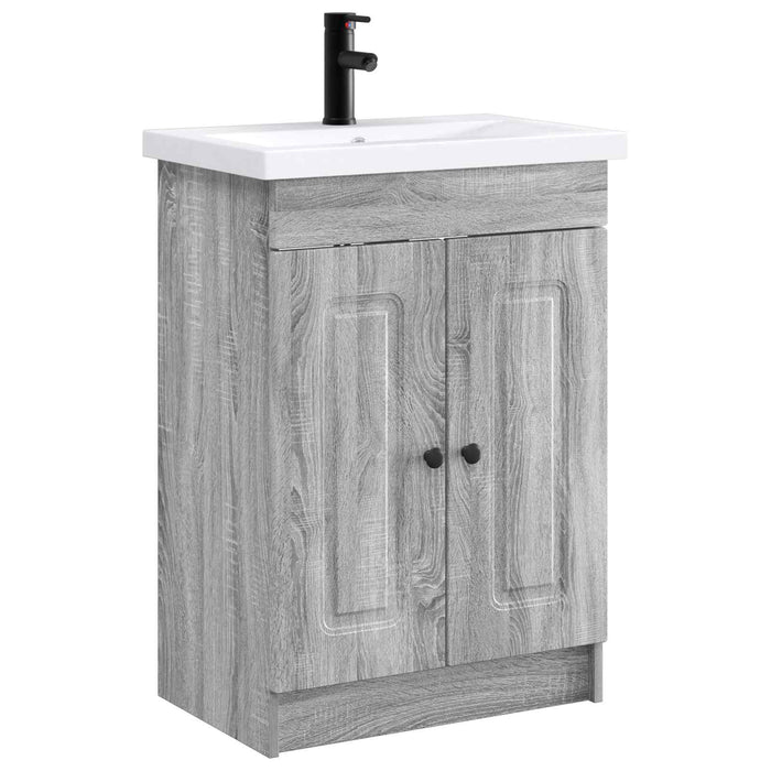 Set de mobilier pentru baie Sonoma gri 56 x 37,5 x 81 cm WALTI